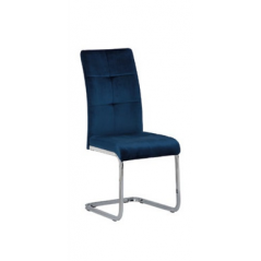 WOF Florence Blue Fabric Dining Chair